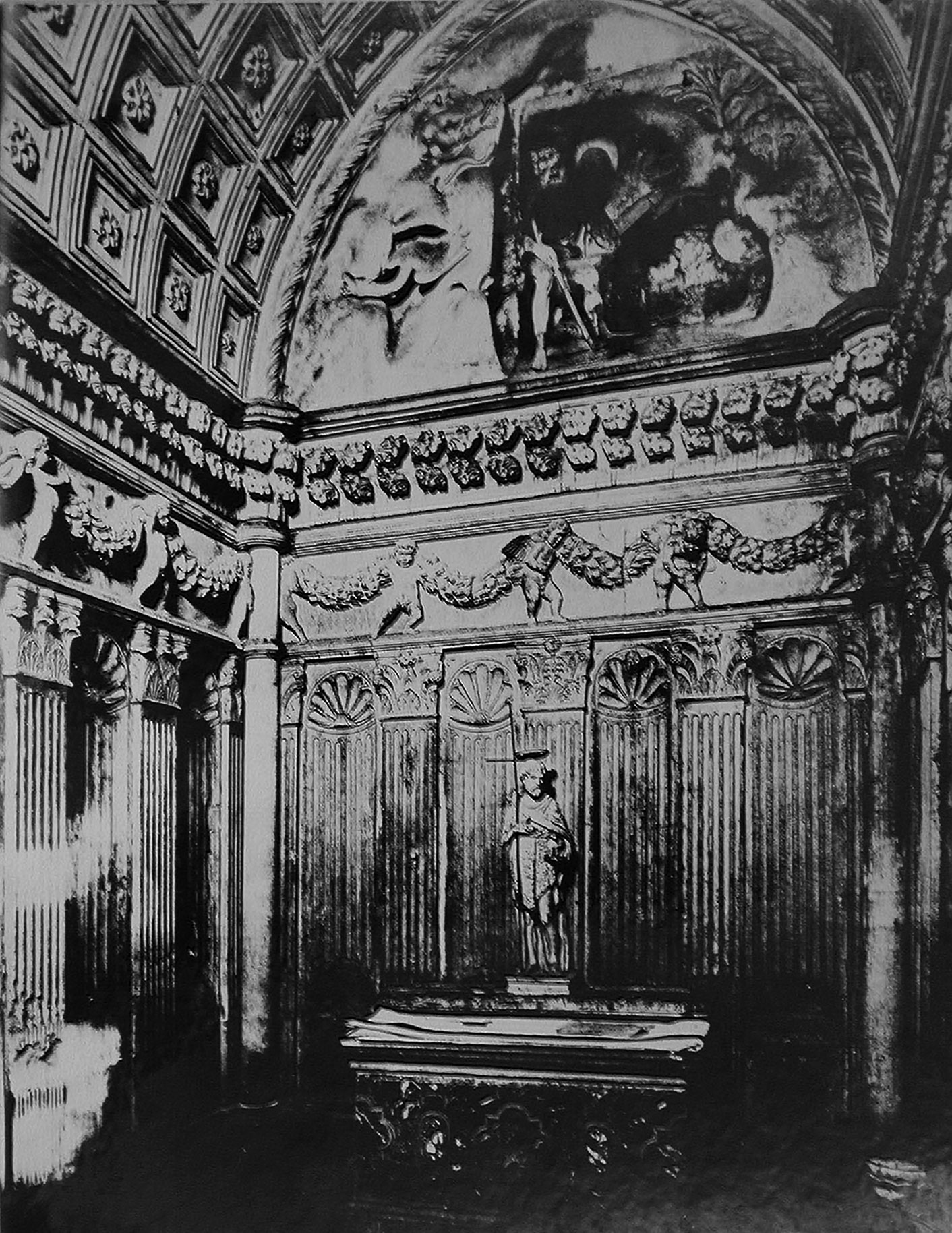 Krstionica katedrale sv. Lovre u Trogiru, Arhiv Gliptoteke HAZU