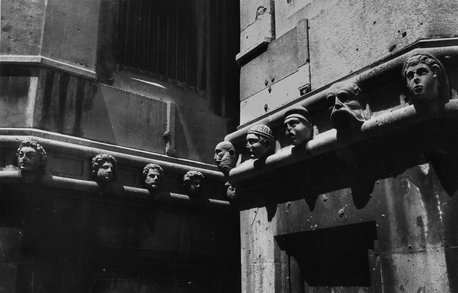 Frieze of heads on the northern façade of Šibenik Cathedral, Archives of CASA Glyptotheque